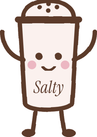 Salty, the salt shaker character