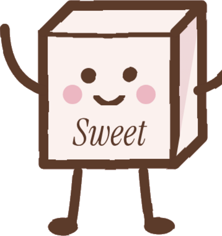 Sweet, the sugar cube character